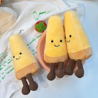 Fun Cheese Plush Doll Toy Bag Pendant Game City Claw Machine Suitable for All Ages PP Cotton Material Unisex Small Hanging Or...