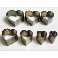 Japan Steel Blade Die Cut Steel Punch Love Heart Shaped Cutting Mold Dies Cutter for Leather Crafts 20 30 40 50mm