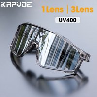 Kapvoe cyclisme lunettes de soleil polarisées vélo vélo hommes UV400 course vélo route montagne lunettes femmes Sport de plein air lunettes