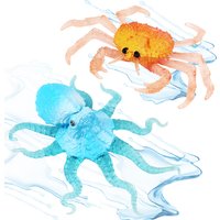 Simulated marine animal soft rubber octopus octopus model for venting, decompression, and stretching children's toys