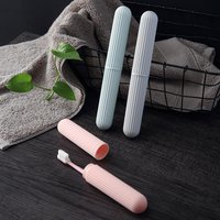 Toothbrush Box Holder Cover Bathroom Accessories Travel Storage Dust-proof Case Portable Bathroom for Camping Toothbrush Storag