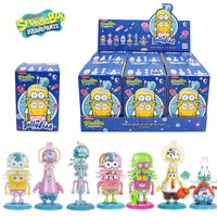 SpongeBob SquarePants Jumping Jellyfish Series Armor Abs Krabs Doll Ornament Patrick Star Handmade Children's Toy Christmas Gift