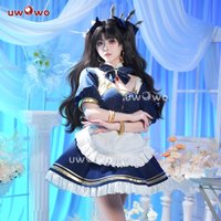 LAST BATCH UWOWO Ishtarr Cosplay Game Fatee/Grandd Order Ishtarr Maid Figure ver. Cosplay Costume Maid Dress With Headwear