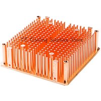 High Power Pin Column Pure Copper Heatsink DIY Heat Sink Radiator Cooling Cooler CPU Chip Heat Dissipation