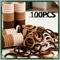 36-200pcs Hair Accessories for Women girl Basic Hair Bands Headband Hair Ropes Ties Ponytail Holder Simple and Fashionable Nylon