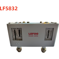 LEFOO Dual Pressure Switch for Refrigeration System - High & Low Pressure Auto/Manual Reset, 7/16-20 Thread, for Freezer AC LF58