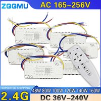 APP Control LED Driver 2.4G Remote Intelligent LED Transformer 12-24W 40W 80W 120W 360W For Dimmable Color-changeable Chandelier