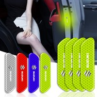 4PCS Car Reflective Strips Warning Stickers Badge Car Styling For Suzuki Samurai Vitara Gsr 600 Jimny Escudo Swift V Strom 650