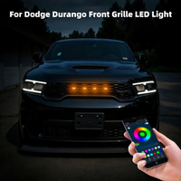 LED Front Grille Light For Dodge Durango 2008-2021 Car Daytime Running Light Wheel Eyebrow Lamp 12V