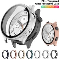 Tempered Glass & PC Case for Xiaomi Watch 5 Full Shell Screen Protector Bumper Cover for Xiaomi Watch S4 Accessorie