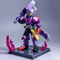 Blokes Kamen Rider Building Blocks Shines 1th Anime Cartoon Assembled Toy Desktop Model Ornaments Children's Holiday Gifts