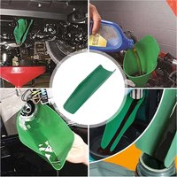 1/2Pcs Reusable Flexible Oil Drain Funnel Form A Foldable Bendable Flex Funnel for Car Truck Oil Change Spill-Free Filling