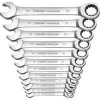 WOZOVP Partners-Ensemble de cliquet de tête, Meacceler6-19mm, 72 dents, Cr-V mètre ted