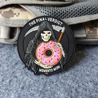 2026 new PVC patches, Grim Reaper morale badges, for clothing, hats, backpacks, etc., hook and loop