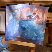 10pcs/pack Fairy Tale Theme Background Stickers DIY Handbook Decorative Scrapbooking Frame Greeting Cards Phone Cases, Mr. Paper