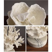 Fake Coral Figurine Ornament Modern Sculpture Wedding Gift Statue Type A