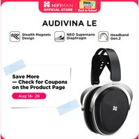 HIFIMAN AUDIVINA LE Stealth Magnet Over-Ear-Planar-Magnet-HiFi-Kopfhörer in voller Größe