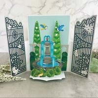 Trifold Pop Up Card Base 2025 New Metal Cutting Dies For DIY Scrapbooking Crafts Maker Photo Album Template Handmade Decoration