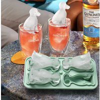 3D Dog-Shaped Ice Lattice Silicone Mold Whiskey Ice Cube Mold Tray Multifunctional Chocolate DIY Ice Ball Mould Home Ice Box