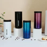 Stainless Steel Insulated Coffee Cup 304 Travel Mug Creative Fashion Design Business Gift Cross Border Car Cup Water Bottle