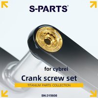 S-PARTS bicycle carbon crank Dust cover screws for CYBREI crank cap GP3 titanium screw