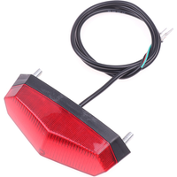 AliExpress Gmarty 〔ZYAF〕12V-80V Electric BikeTaillights LED Safety Warning Rear Lamp For E-scooter Ebike Warning Taillights Bike Accessories
