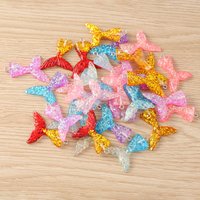 Tusember 10Pcs Cute Siren Colorful Resin Fish Tail Mermaid Charms For DIY Earring Bracelet Keychain Pendants Jewelry Accessories