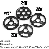 50T 52T 53T 54T Hardened Steel Spur Gear 0.8M 32P 3956 6842 for Traxxas Slash 4x4 VXL Stampede Rustler 1/10 RC Car Upgrade Parts
