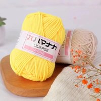 3Pcs Milk Sweet Soft Cotton Baby Knitting Wool Yarn Thick Yarn Fiber Velvet Yarn Hand Knitting Wool Crochet Yarn for DIY Sweater