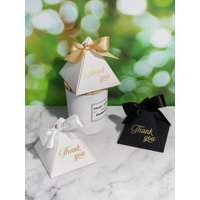 Thank you candy box Thank you for the triangular candy box, which is the first choice for wedding gift box gifts