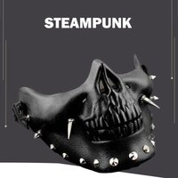 Cyberpunk Style Steam Punk Party Personality Chain Halloween Adult Mask Party Mask Cosplay Masque Cyberpunk