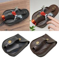 Professional Slingshot Bag Multifunctional Slingshot Carrying Case Can Store Steel Balls and Mud Balls Durable Leather Material