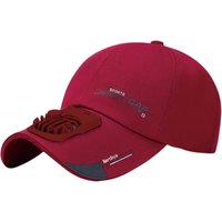 USB Recharge Cooling Fan Baseball Cap Breathable Fabric UV Protection Sun Hat for Men Women Outdoor Sports Camping Hiking Summer