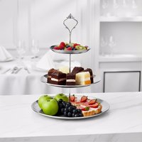 3 Tier Cake Stand Holder Large Capacity Dessert Display Tower for Wedding Birthday and Holiday Gathering Table Organization