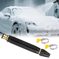Portable High Pressure Car Washing Water Gun Nozzle Adjustable Nipple Type Direct Spray Home Garden Shower Watering Hose