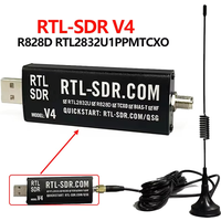 Radio SDR-V4 sterowane programowo, urządzenie z anteną SMA, RTL, SDR, V4, R828D, RTL2832U, 1PPM, TCXO, SMA, RTLSDR