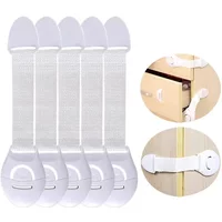 Child Safety Cabinet Lock Baby Security Protection Drawer Door Cabinet Lock Plastic Protection Kids Safety Door Locks