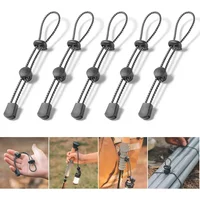 Hiking Pole Strap Backpack Walking Stick Holder Adjustable Trekking Pole Holder Elastic Hiking Pole Tie For Outdoor Camping 2Pc