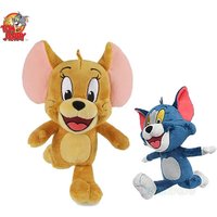 Original Tom and Jerry Plush Toy Cartoon Movie Cat Nibbles Mouse Plushies Stuffed Animals Soap Action Figure Studio Doll Toys