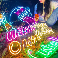 Custom Neon Led Sign Personalised Neon Light Room Decoration DIY Wedding Party Birthday Store Business Name Design