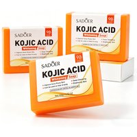 1/3pcs Handmade Kojic Acid Soap for Face Body Wash Deep Cleansing Oil Control Brighten Skin Tone Bath Soap