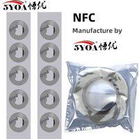 5YOA NFC Wet Sticker Transparent 13.56MHz Lable 213 Ntag213 RFID NFC phones IoT Personal Automation Shortcuts Share 215 216