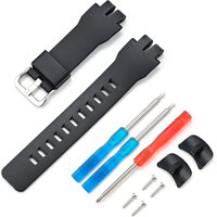 Black Resin Strap for Casio Protrek PRW-3000/3100/6000/6100 PRG-300 Men Sport Waterproof Rubber Replace Watch Band Bracelet