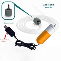 »Durable ABS Plastic Body Mini Silent Aquarium Air Pump Energy Saving Small Fish Tank Oxygen Pump With Air Stone For Betta Tanks