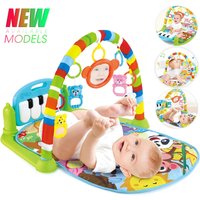 Baby Activity Gym Music Rack Early Education Toy Gifts Newborn 0-36 Months Piano Keyboard Infant Crawling Blanket Pedal Play Mat