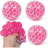 Colorful Star Squeezing Ball Squishy Ball 3D Stress Relief Sensory Toys Adults Anti-Anxiety Fidget Toy with Non-Toxic for Office