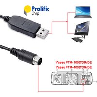 Yaesu Interface SCU-20/SCU-56 PC Connection Cable PL2303GT USB to Mini Din 10 Pin for Yaesu FTM-150R FTM-150E