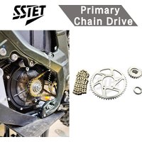 Rechy Titanium Coated Primary Chain Drive for Surron Ultra Bee, Durable Chrome Steel Material, Full Fit Tooth Design