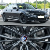4Pcs For BMW E46 E36 E34 F10 E90 F30 E60 E53 E30 E92 E87 X1 X2 X3 X4 56mm 68mm Car Wheel Center Hub Cap Modification Accessories