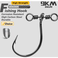 Drop Shot Hooks 10~30Pcs in-line Drop Shot Rig Fishing Hooks Swivel Soft Worm Hooks Bass Perch Carp Catfish Freshwater Saltwater